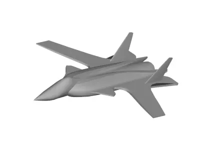 Sukhoi Su-47 3D model get