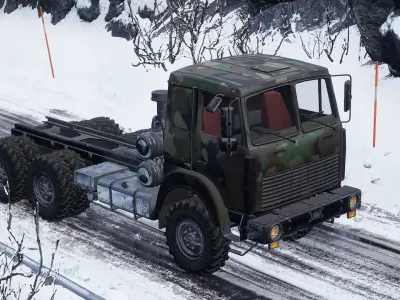 Truck Levo M6970 - Unreal Engine Project Low-poly 3D model