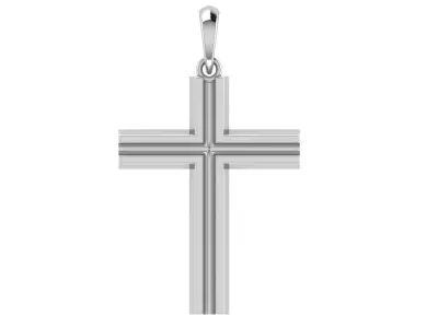 CROSS PENDANT CR129 3D print model