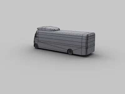 Arriva Electric Bus Low-poly 3D model