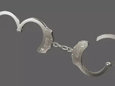 Handcuffs 3D Model Low-poly 3D model