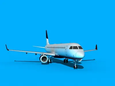 Embraer Emb-190 Cobham 2 3D model