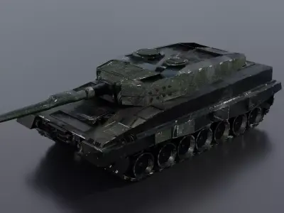 Tank Leopard 2A4 3D model