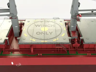 Bulk carrier  3D model