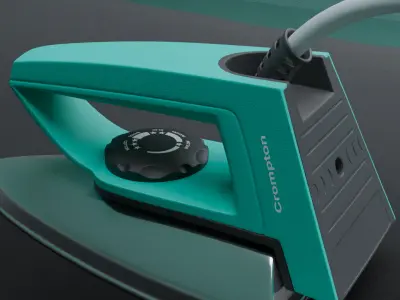 Electric Dry Iron 3D Model 3D model