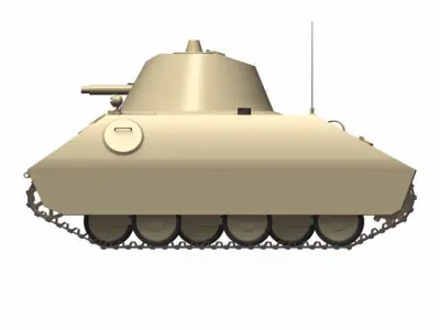 Porsche Typ 245-010 Leichter 3D model