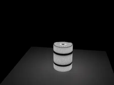 Oil Drum - Old can prop  3D model