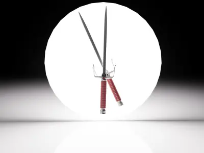 sai weapom 3D model
