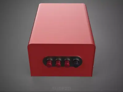 ELECTRICAL POWER SUPPLY CONTROL PANEL SOCKET REGULATOR OUTLET VA 3D model