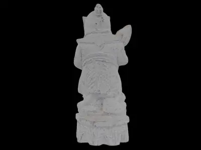 China Mini Sculpture 3D model