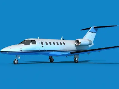 Cessna C528 Citation CJ3 V10 3D model