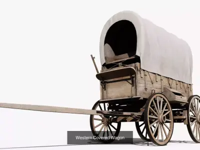 Stagecoaches and Wagons 3D Model Pack