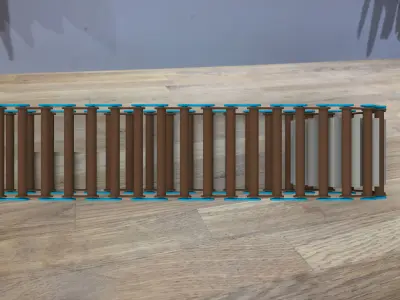 Chain and Sprocket Free 3D model