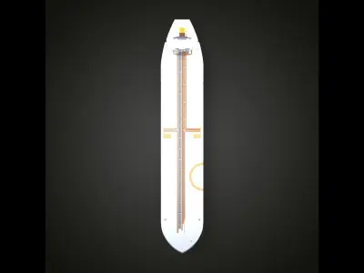 Tanker Ship 3D model