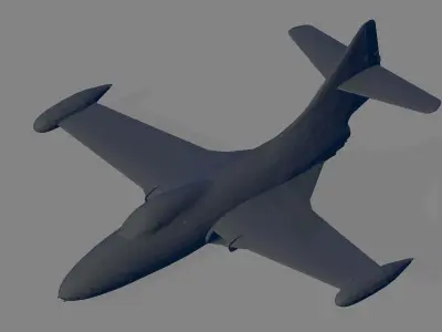 F9F-5 Panther 3D model