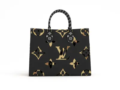 Louis Vuitton Leather Bag 8 3D model