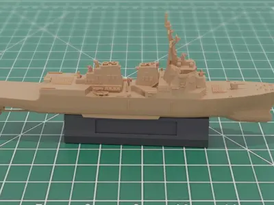 Arleigh Burke Class Naval Destroyer 3D Print Model 3D print model