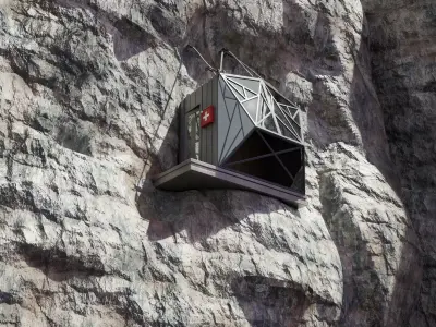 Rock climbing resort Free 3D model
