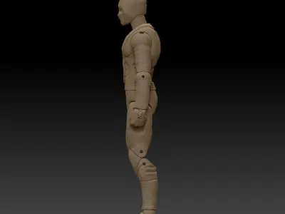 Ninja Articulated action figure 3D model