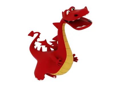 Cartoon Dragon 3D model purchase