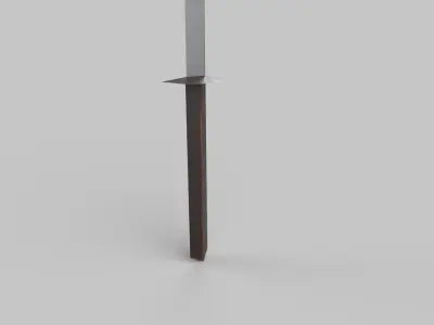 sword Low-poly 3D model 80