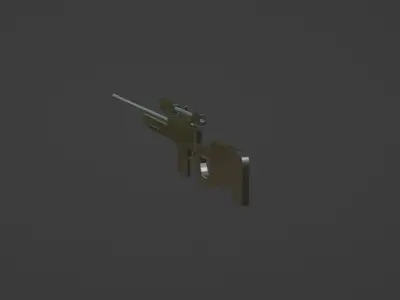 3D AWP MODEL Low-poly 3D model