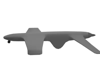 UAV Drone Low-poly 3D model by pro825695