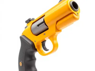 Vibrant Revolver model pack Low-poly 3D model