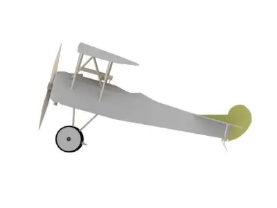 AIRCRAFT FOKERD7 3D model