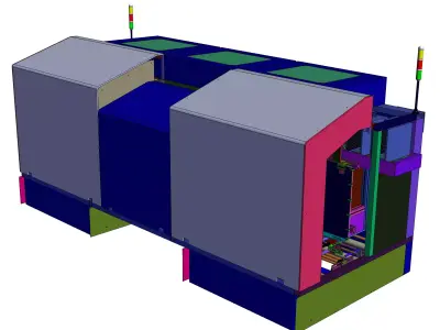 Q16 automatic wiring equipment 3D model