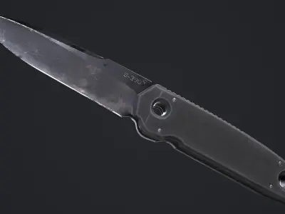 Knife Lp 4K AAA Low-poly 3D model