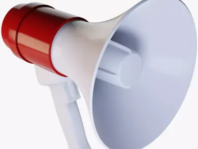 Megaphone 3D model buy