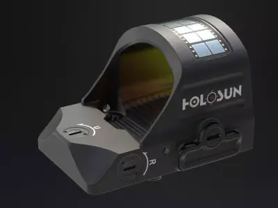 Holosun Holosun HS507C-X2 red dot sight Low-poly 3D model