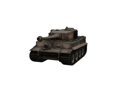 Tiger Tank Free 3D model purchase
