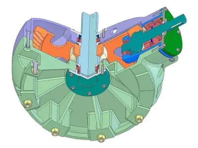 Bevel drive Free 3D model