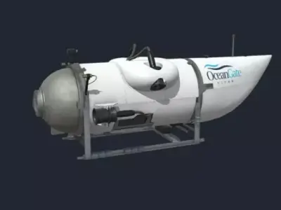 OceanGate Titan submarine 3D model
