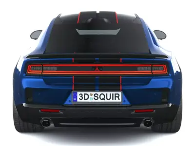 Dodge Charger Scat Pack Sixpack 2026 3D model