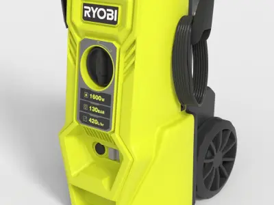 HIGH PRESSURE WASHER Low-poly 3D model purchase