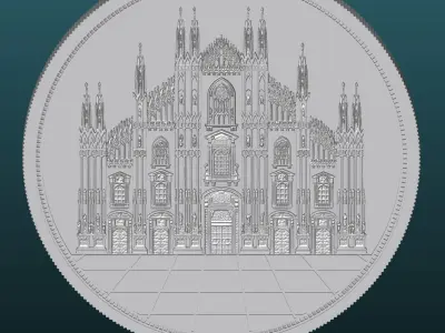 Amulet Coin 3D print model