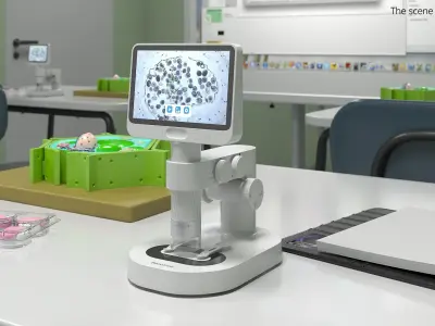 Beaverlab Darwin M2S Laboratory Digital Microscope 3D model