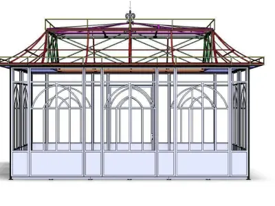Ornate structure 3D model