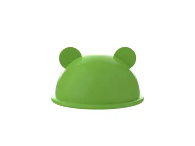 Frog Hat Cute Low-poly 3D model