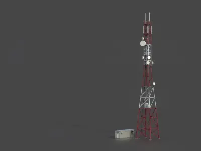 COMMUNICATION TOWER 3D model purchase