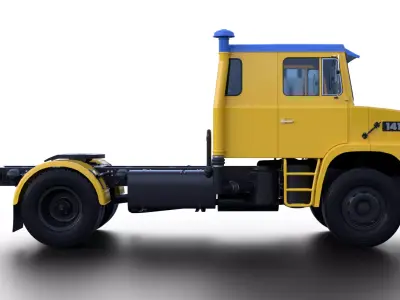 Scania L141 4x2 42 Custom Classic Truck Low-poly 3D model