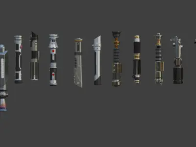 Fortnite Star Wars Items Free 3D model