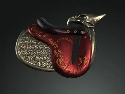 DT2 - Monkey King - Shoulder Armors Low-poly 3D model