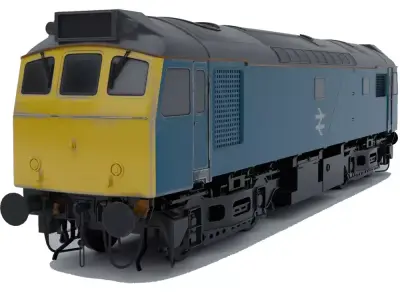 British Rail Class 25 Br Blue Free 3D model