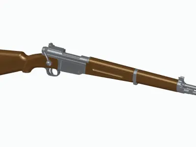 MAS-36 luftwaffe rifle 3D model
