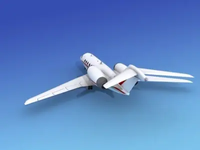 Cessna Citation X V07 3D model