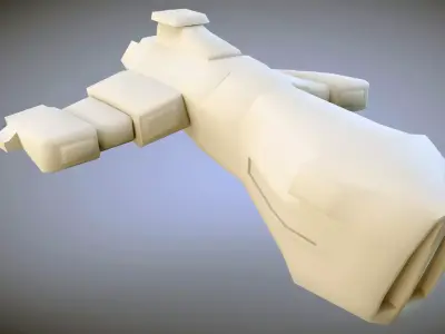 Mini Spaceship Free 3D model